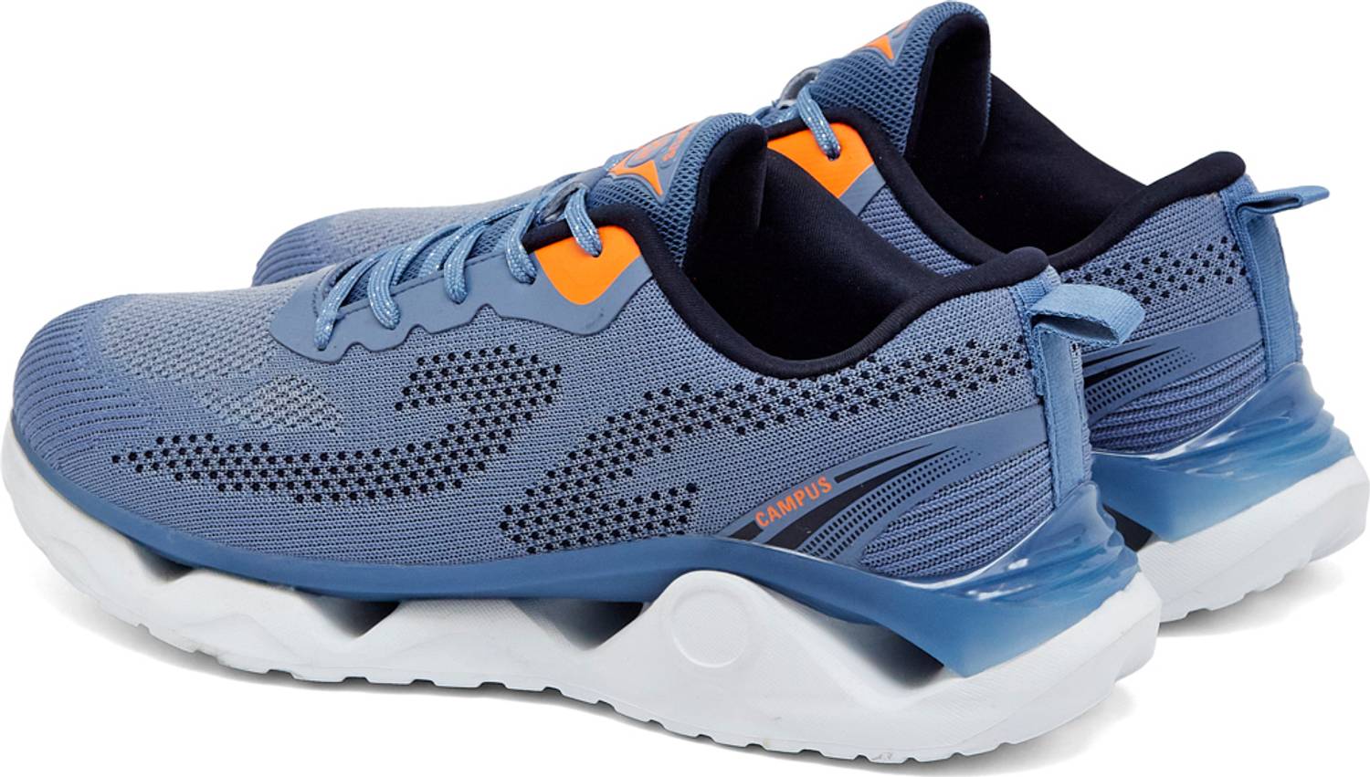 CAMPUS BUZZY Men's Blue Running Shoes - Image 3