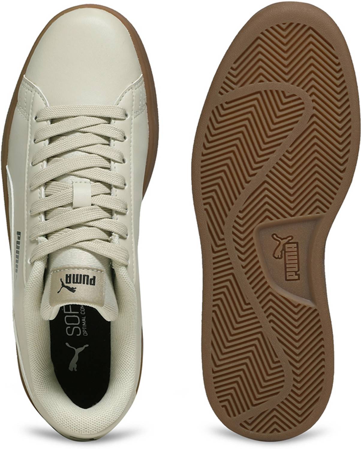 PUMA Smashic Sneakers For Men Beige - Image 2