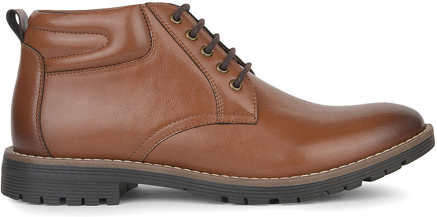 Image of Bata Men Casual Boots with Lace-Up Closure for Daily Wear Boots For Men