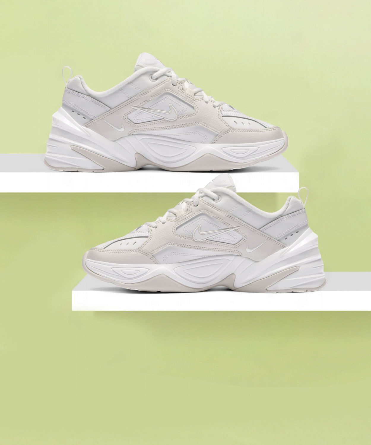 nike m2k tekno trainers phantom summit white