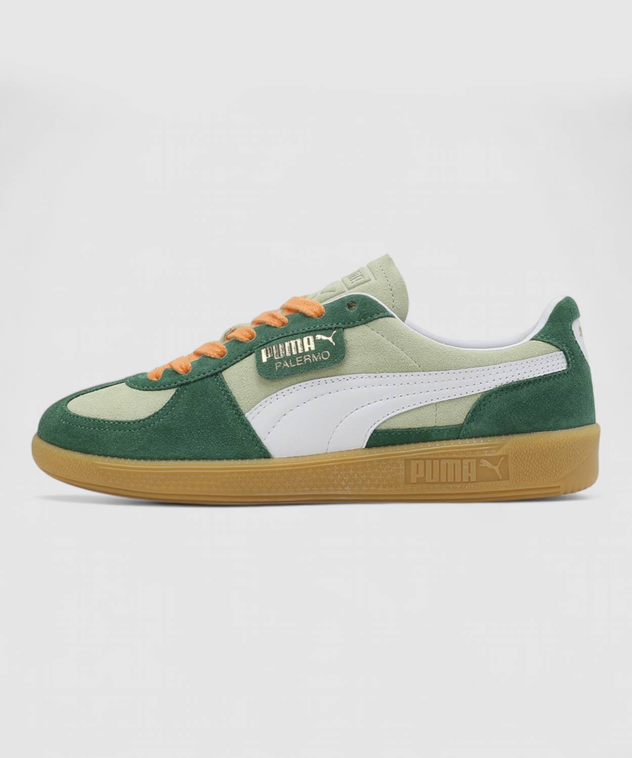 Palermo Puma Olive Green Trainers PUMA Men Palermo OG Olive Green Eucalyptus Ocean Tropic 24 Sneaker  District COM