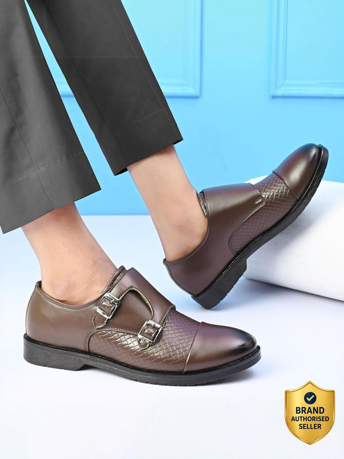 Image of HERE&NOW Monk Strap For Men