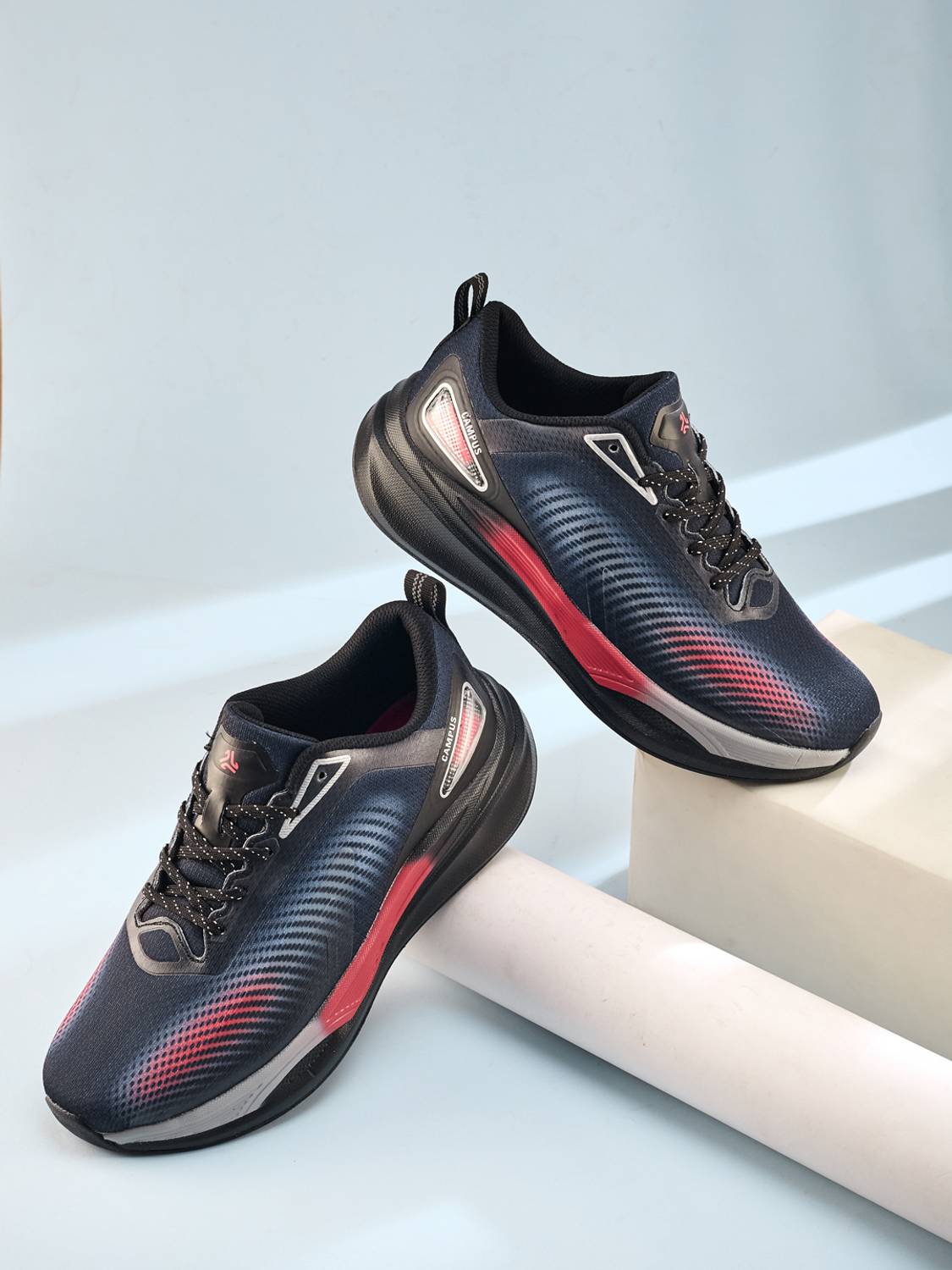 CAMPUS STAVE Running Shoes For Men Black