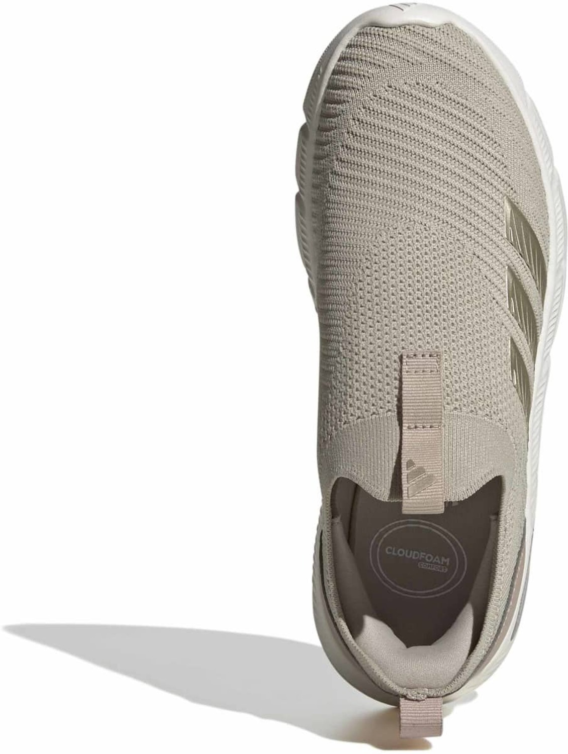 Image of ADIDAS CLOUDFOAM FLEX - SOCK Walking Shoes For Women (Beige, 4)