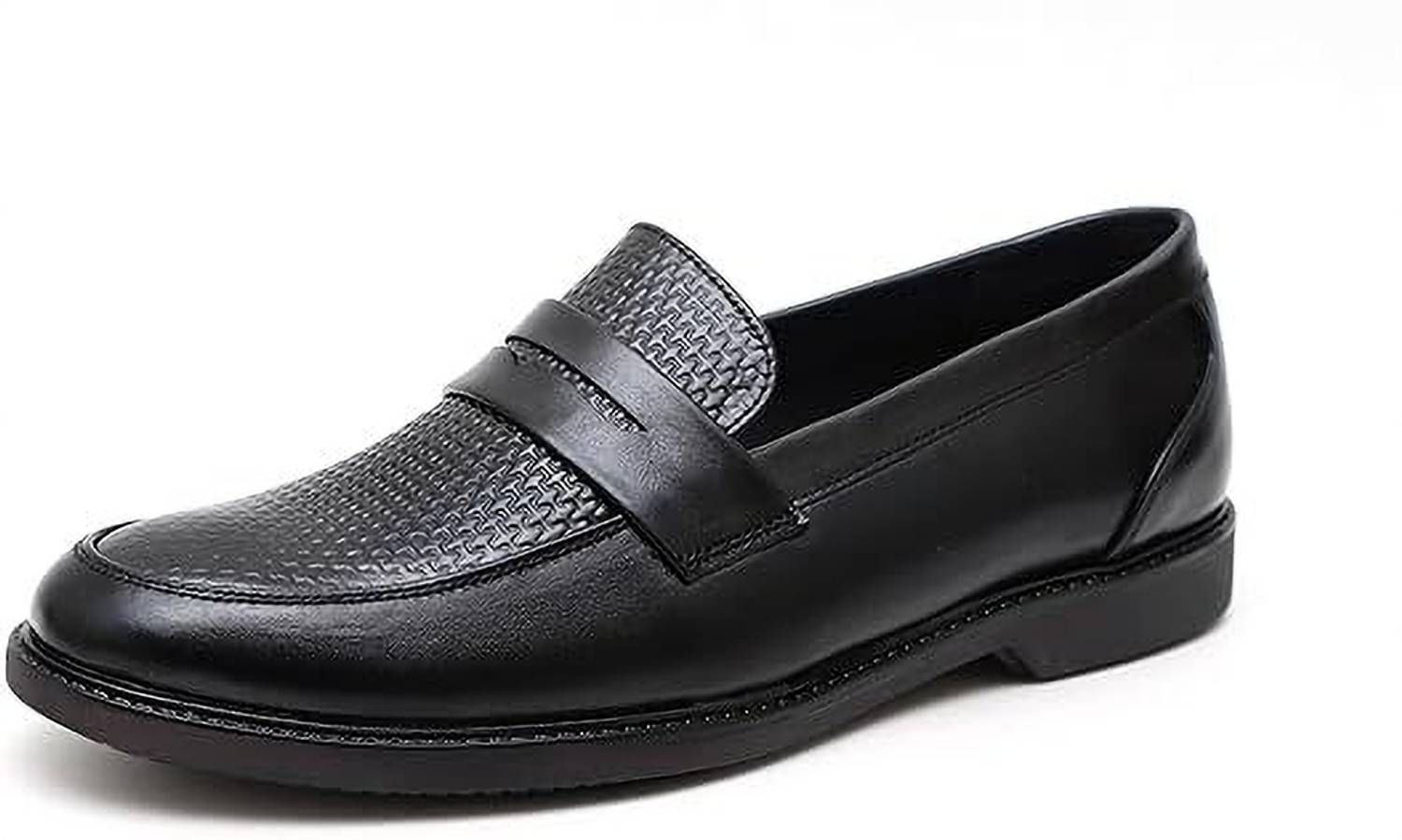 House of Pataudi Men's Black Formal Loafers - Image 4