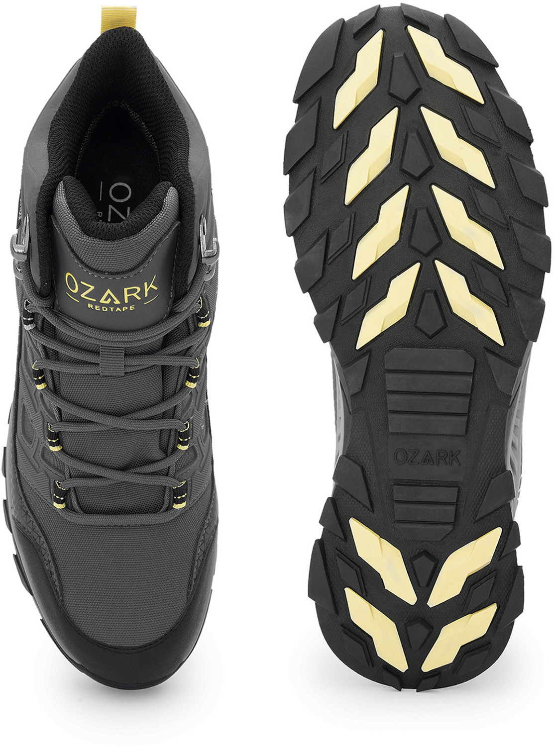 Image of Ozark By Red Tape High-Top Outdoor Hiking & Trekking Shoes For Men