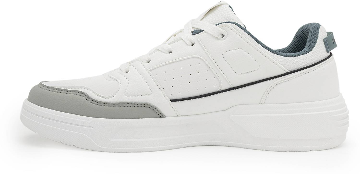 RED TAPE Low Cut Lifestyle Sneakers for Men in White Green - Image 3