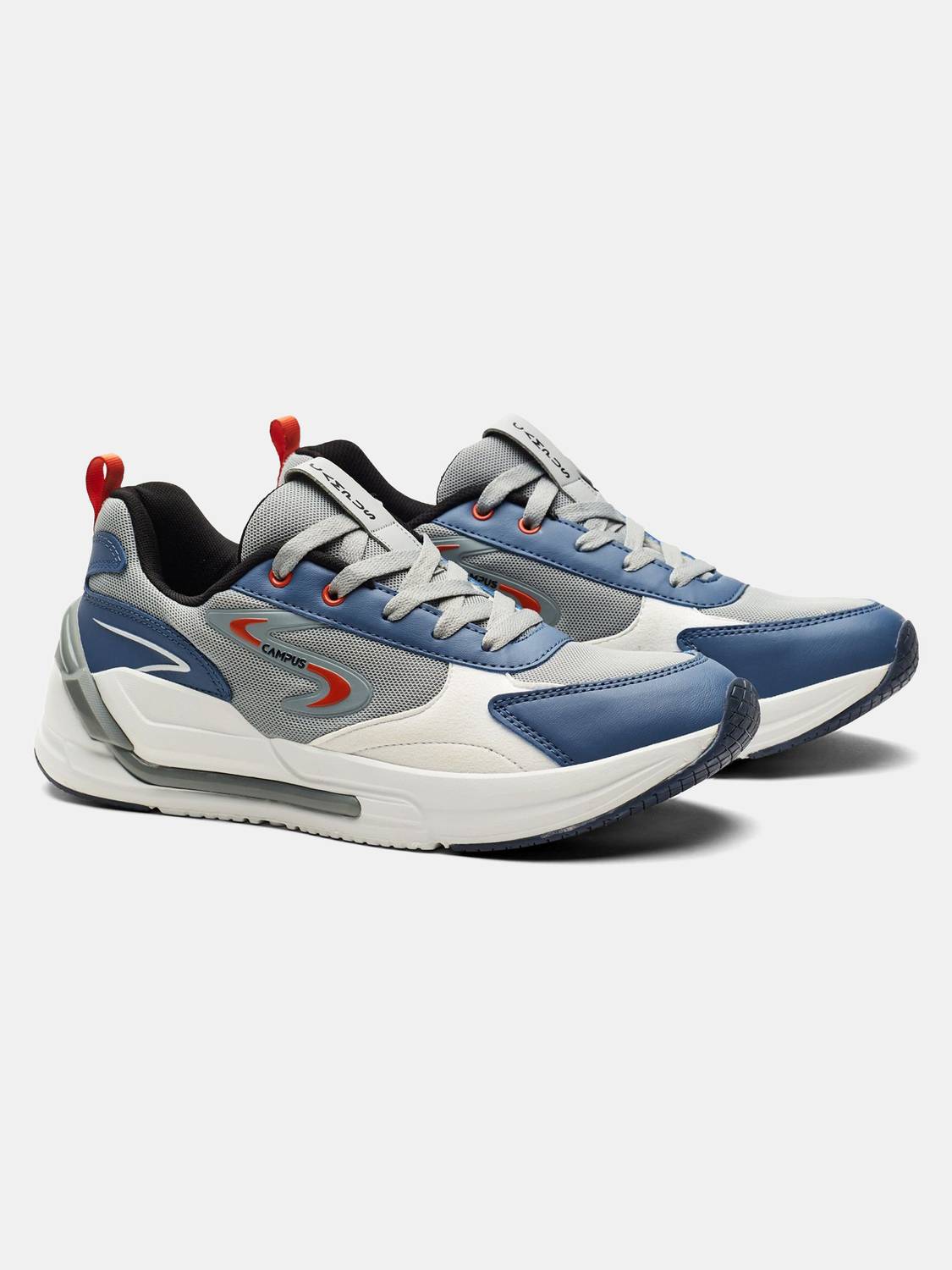CAMPUS LEVEL Men's Gray Sneakers - Image 2