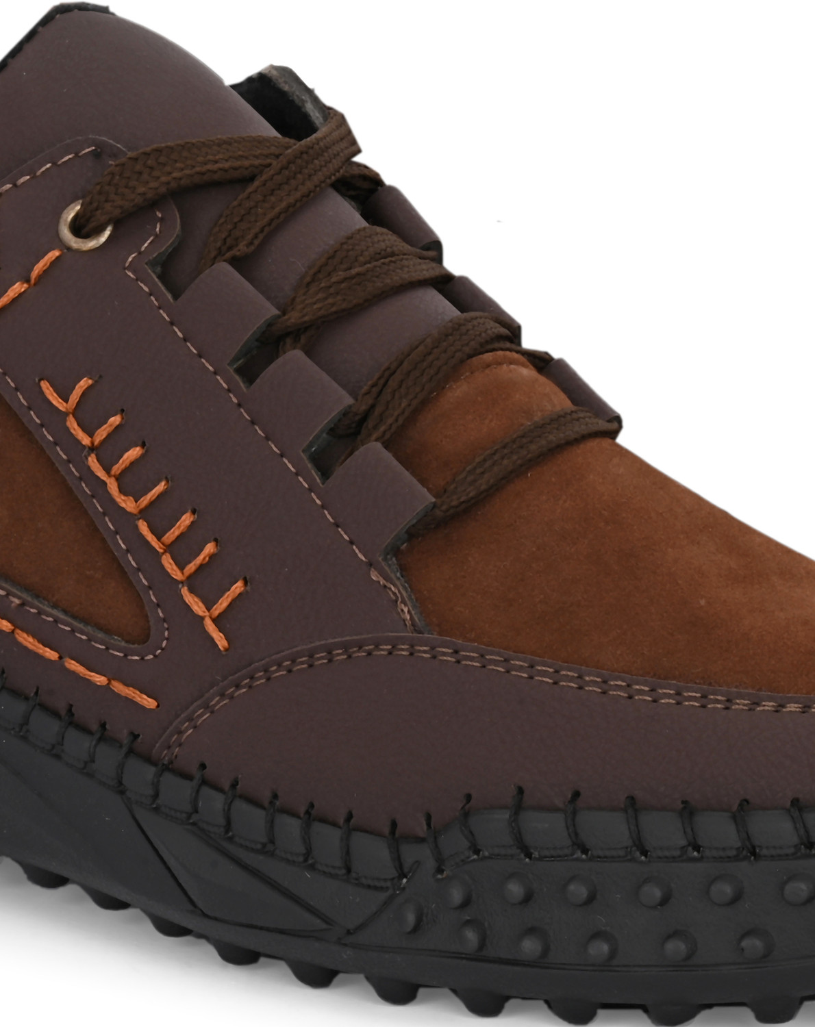 Image of JK PORT Synthetic Leather Contrast Stitch Casual Shoes Sneaker for men Casuals For Men