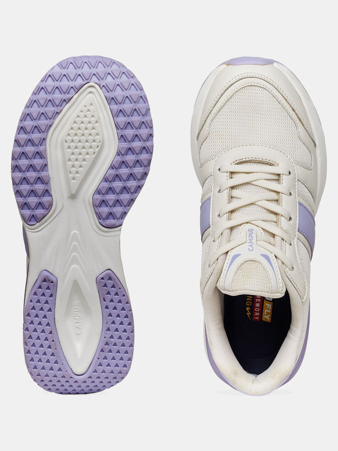 Image of CAMPUS Women's Sports Shoes | Enhanced Grip | NitroFly Tech| Lace-Up Running Shoes For Women