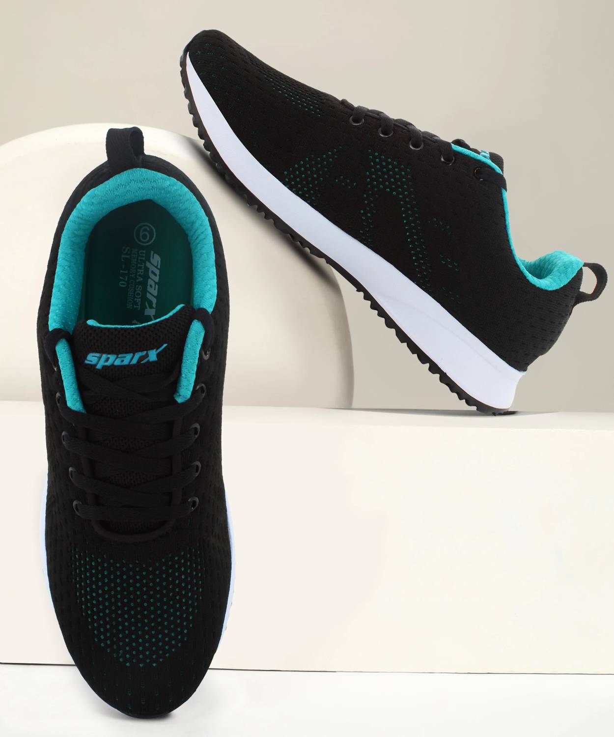 Sparx SL 170 Running Shoes For Women (Black , 8)