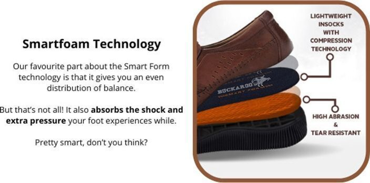 Image of BUCKAROO JERKO Genuine Crumbald Leather PU Outsole Men Casual