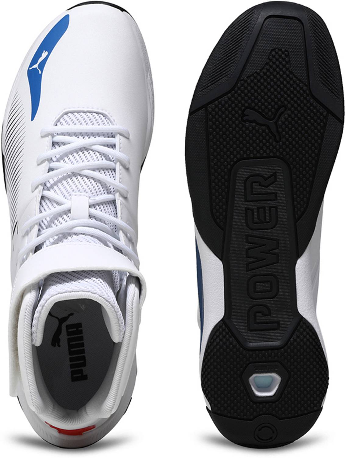 PUMA BMW M Motorsport A3rokart Mid White Sneakers - Image 5
