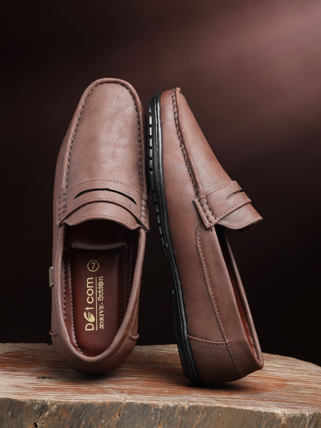 Image of action DOTCOM DRIVE-42 Trendy Classic Comfortable lightweight Casual Slip-On Loafers For Men