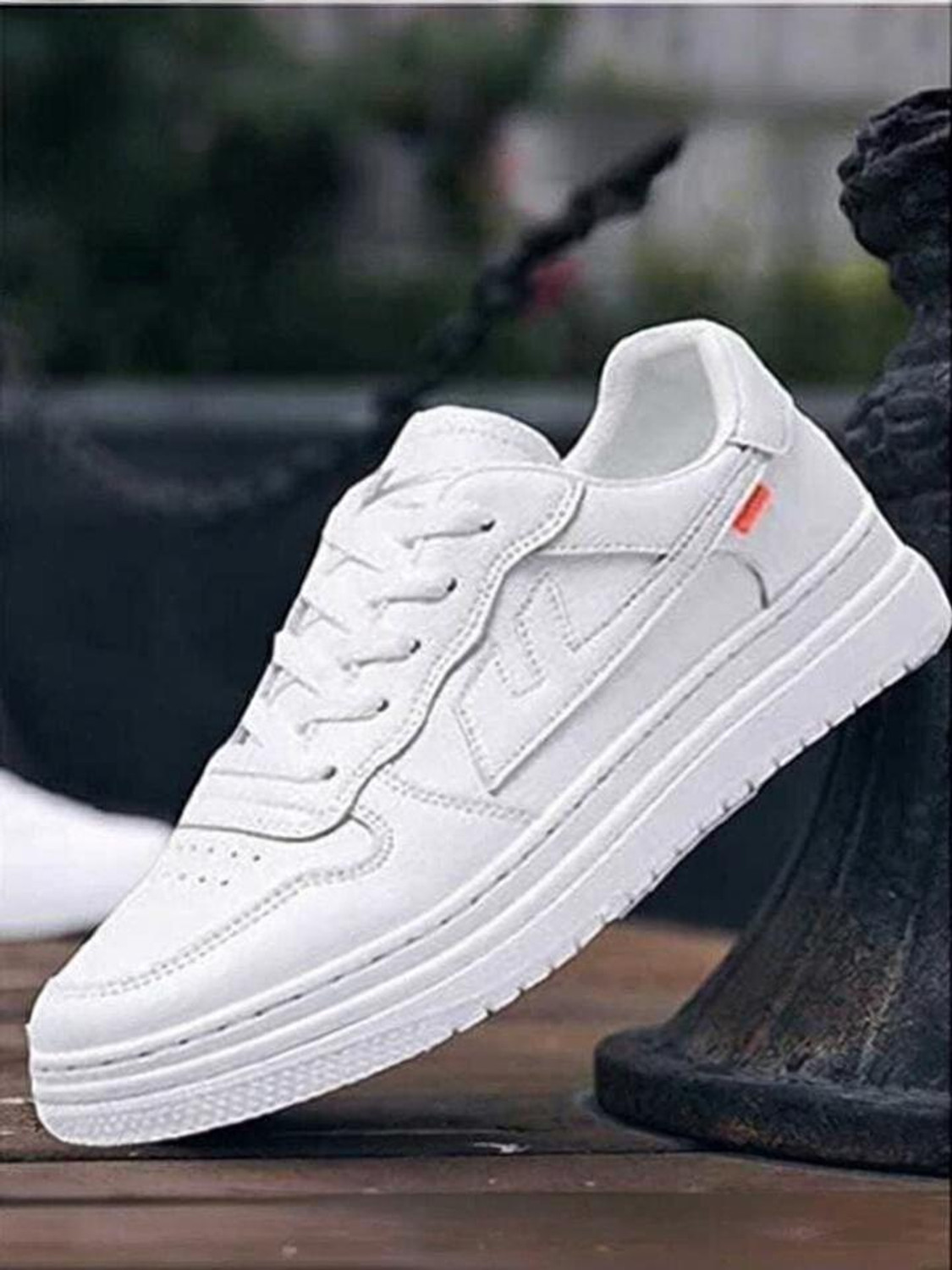 Image of Glowlife Sports Shoes, Walking Shoes, Gym & Training Shoes And Sneakers For Men (White, 9)