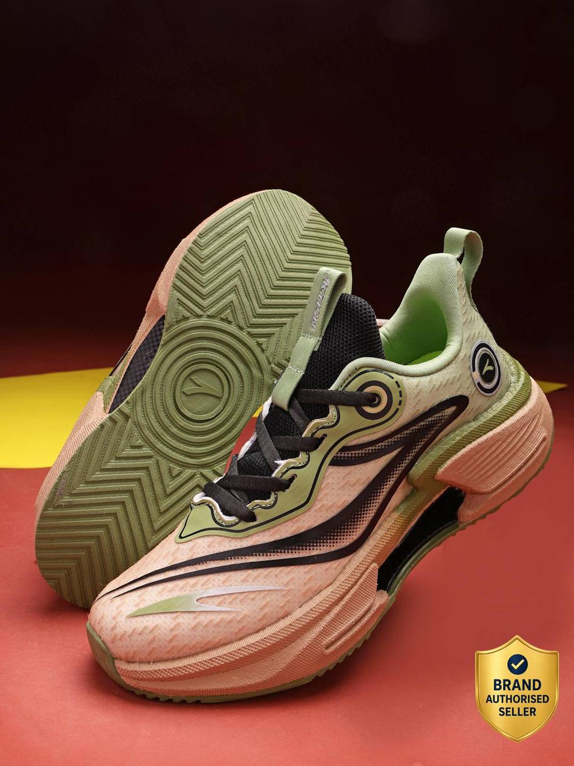 action -Breathable Flexible Lightweight Comfortable Sports Lace-Up Running Shoes For Men