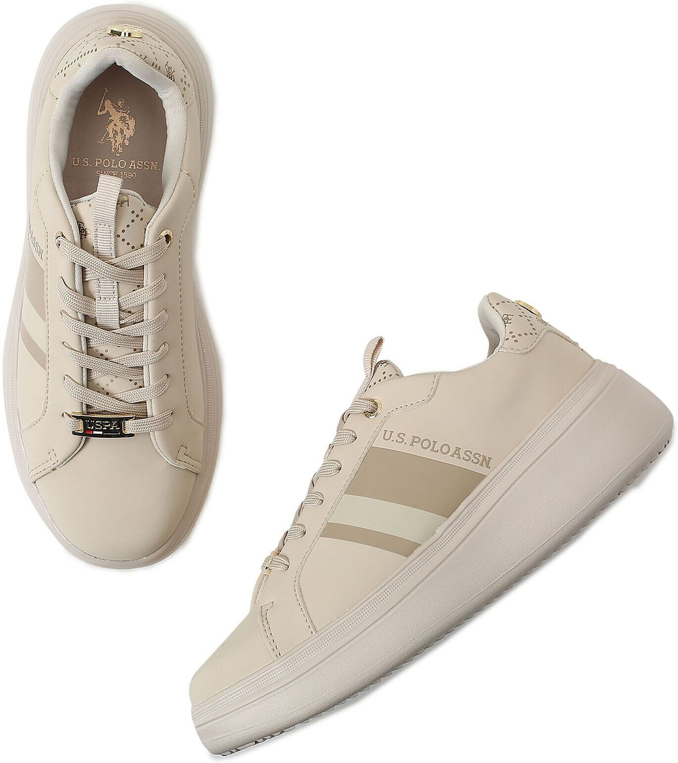 Image of U.S. POLO ASSN. Clara 3.0 Chunky Shoes Sneakers For Women