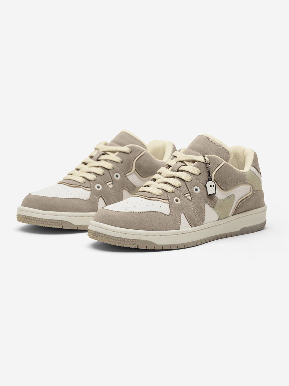The Souled Store Urban Blaze Latte Sneakers for Men - Image 5