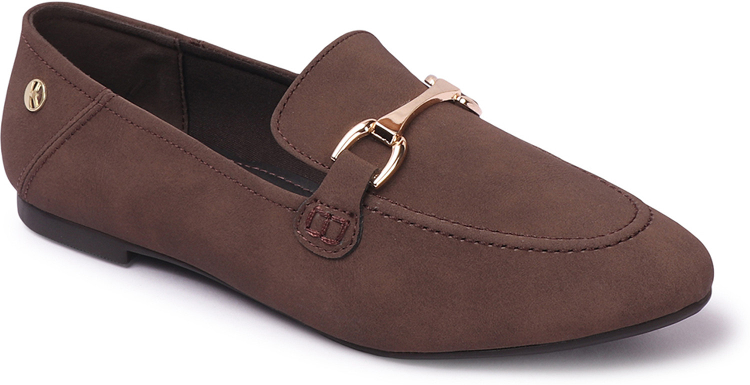 Image of Elle Women Casual Square Toe Solid Loafers Loafers For Women