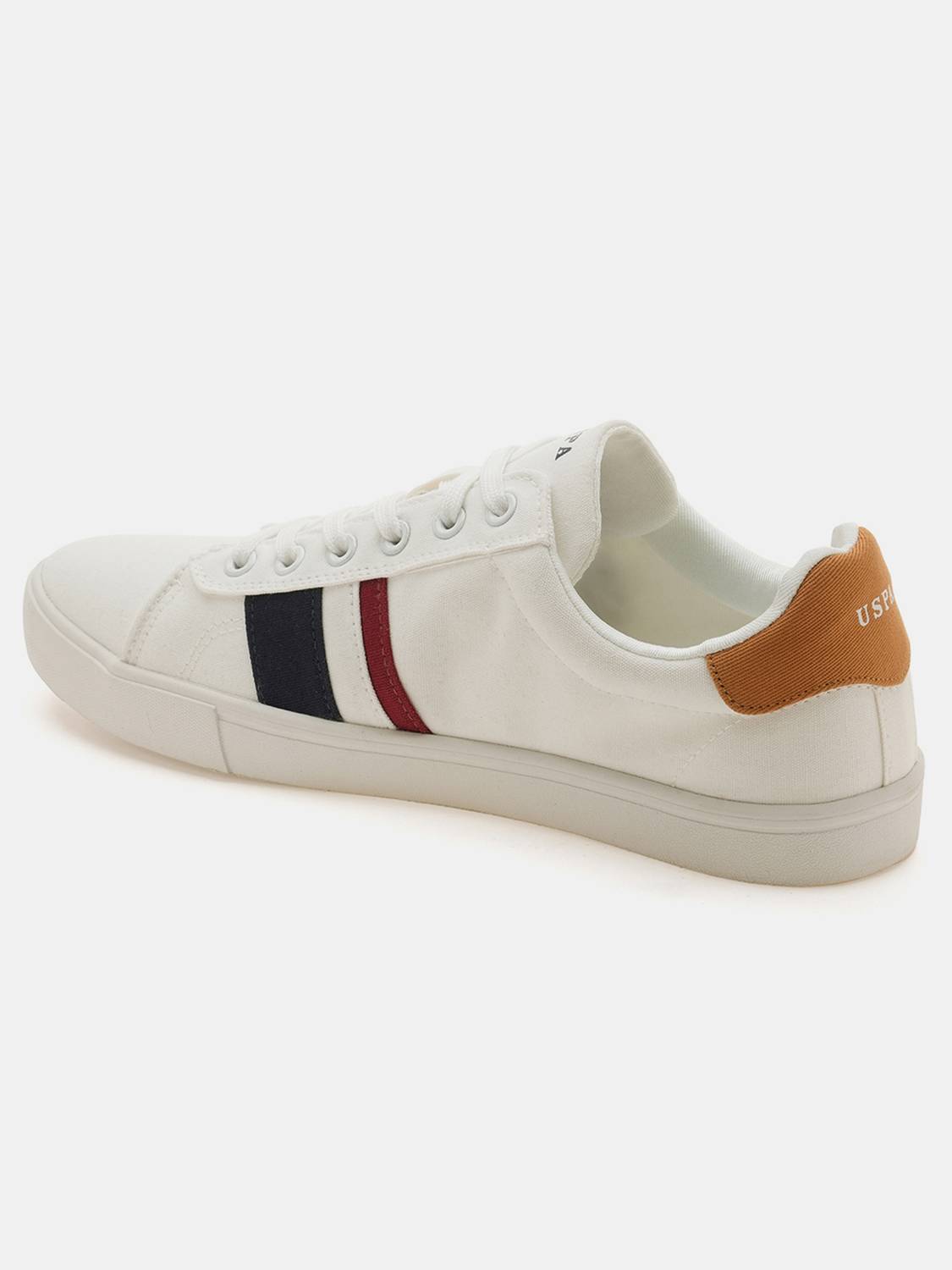 U.S. POLO ASSN. ABOR 3.0 Men's White Sneakers - Image 3