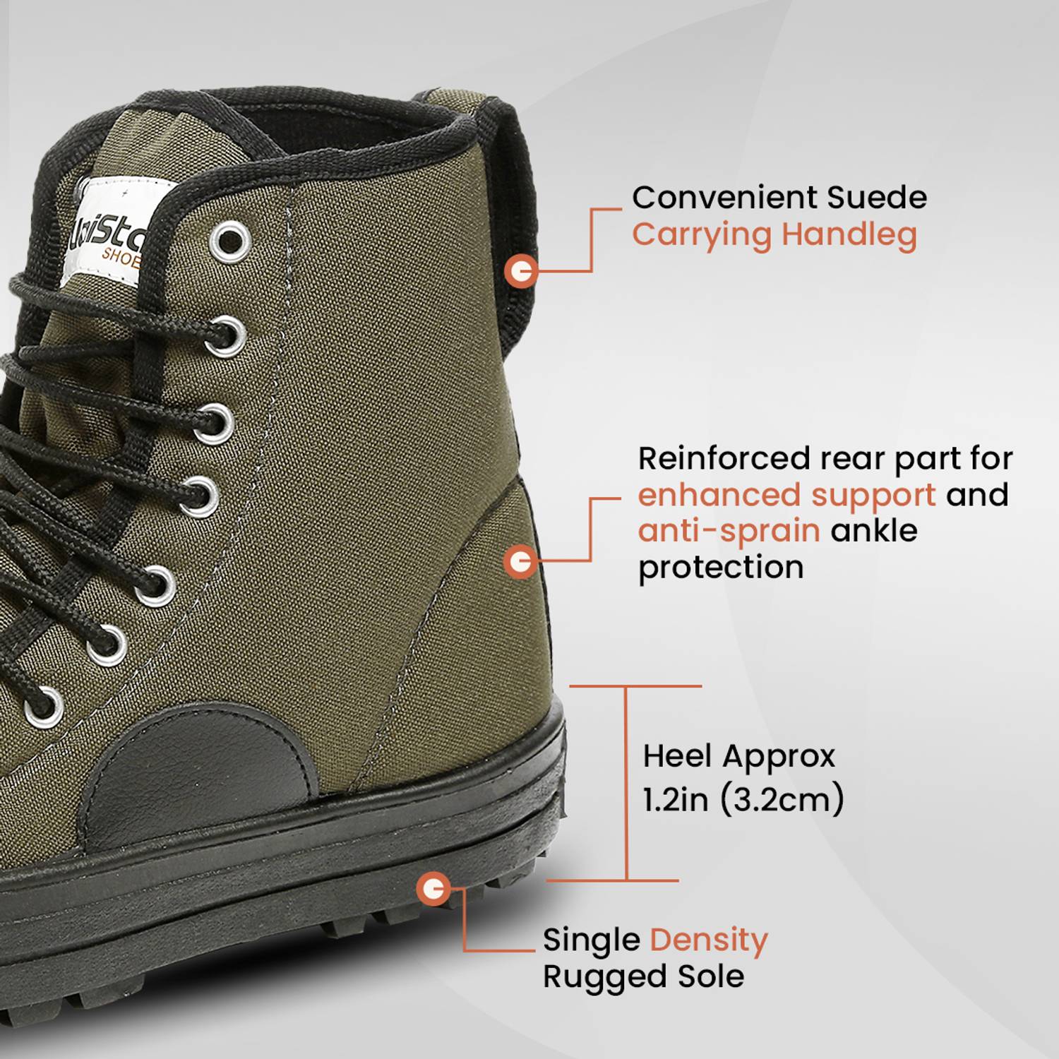 Unistar High Ankle Riding Boots for Men - Image 4