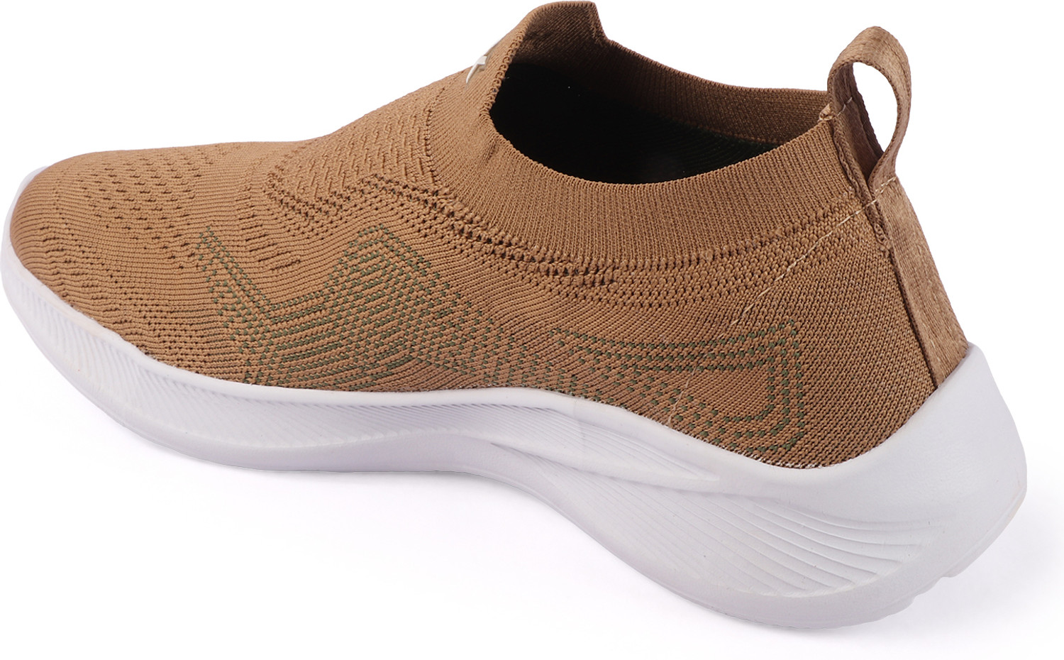 Image of HRX by Hrithik Roshan Walking Shoes For Men (Tan, Olive, 8)