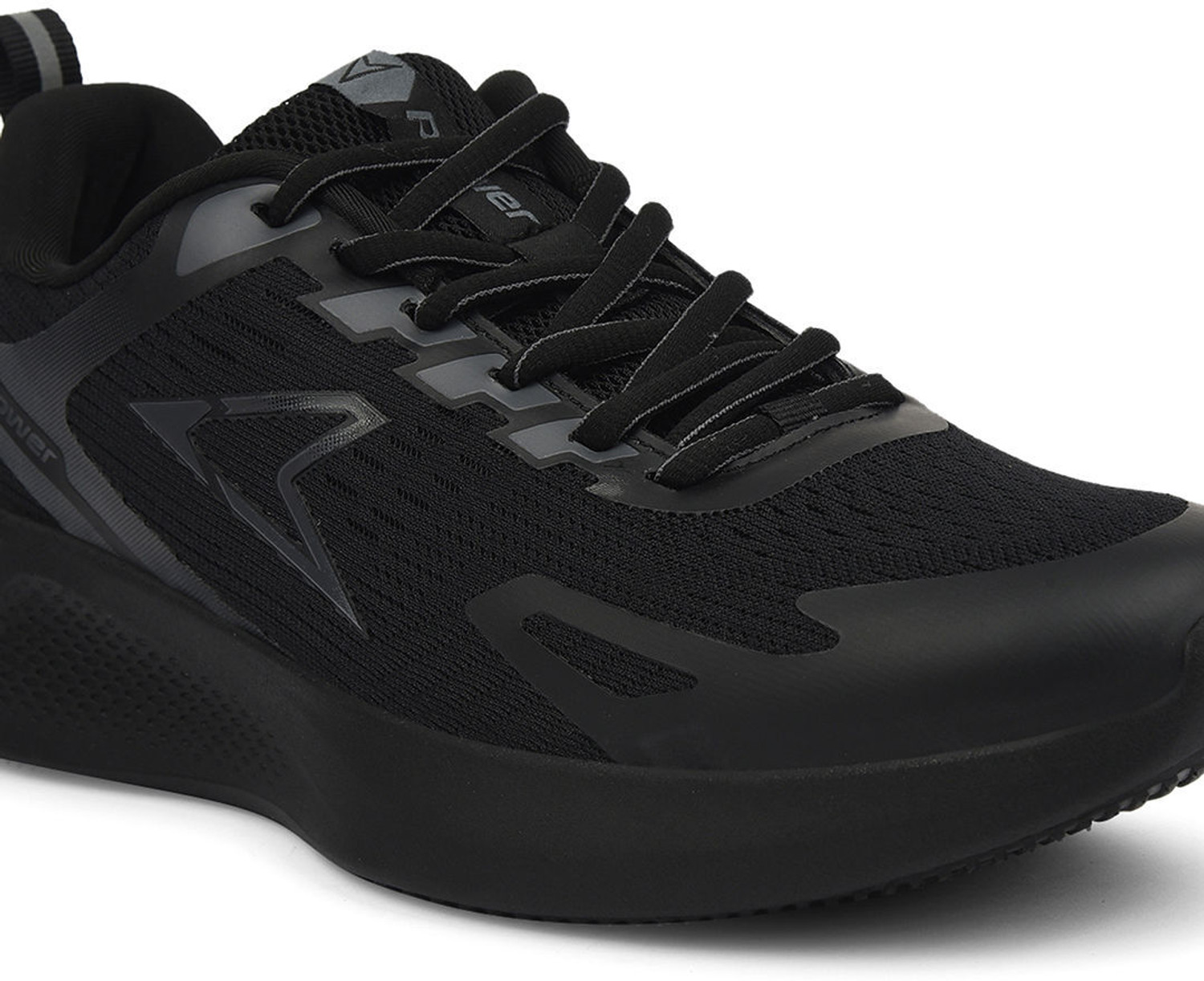 Image of POWER Power Men's Lace-Up Sports Shoes | Lightweight & Durable Trainers Running Shoes For Men