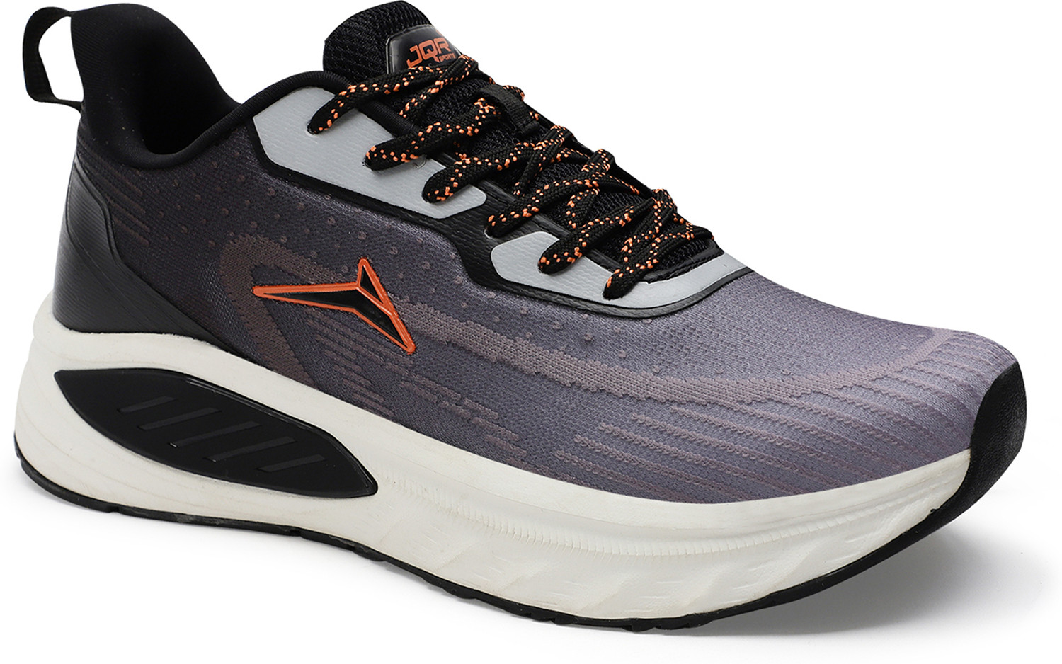 Image of JQR VELOZ Running Shoes For Men (Grey, 6)
