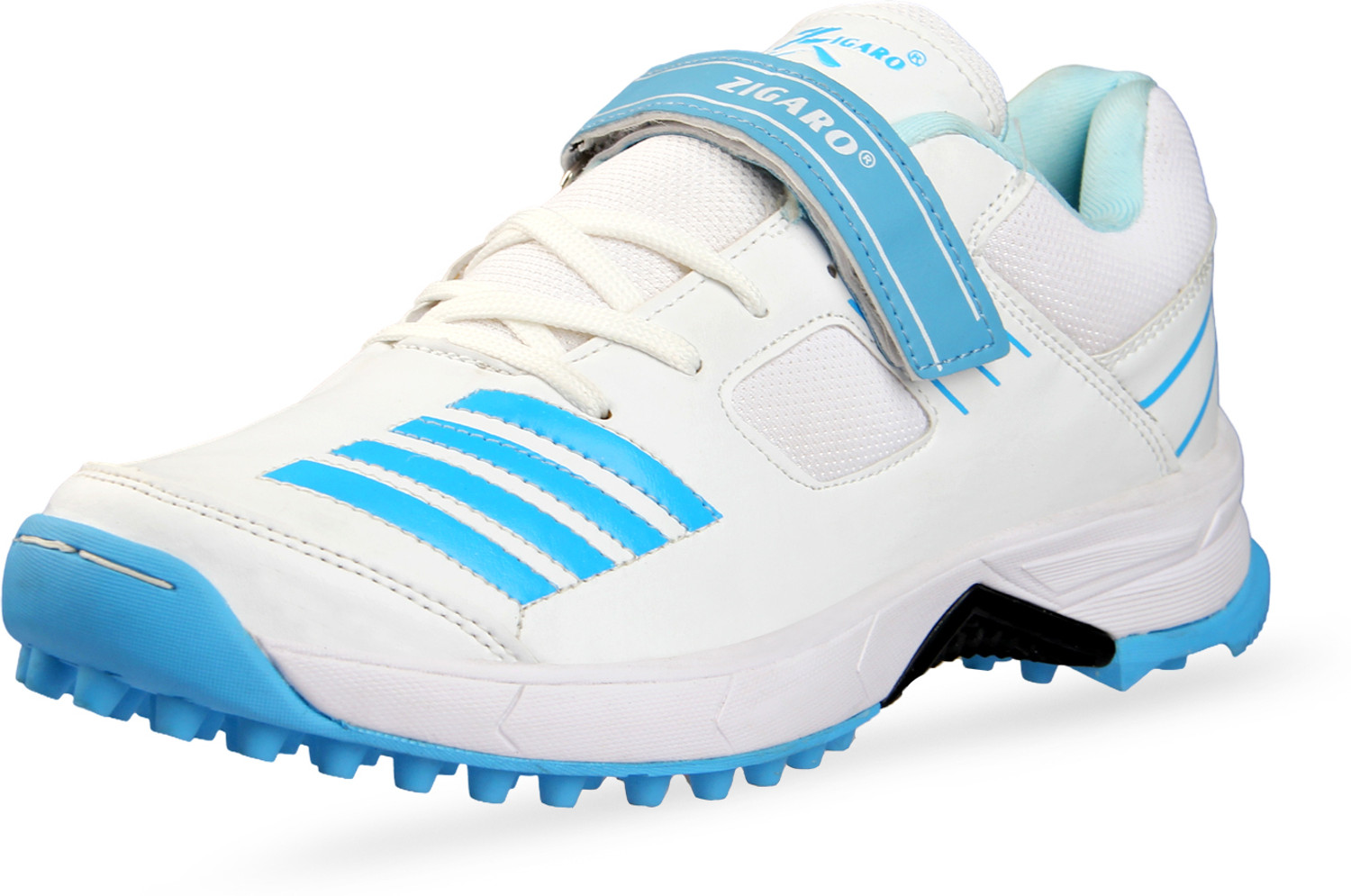 Image of Zigaro FAB-125 BLUE RUBBER CRICKET Cricket Shoes For Men