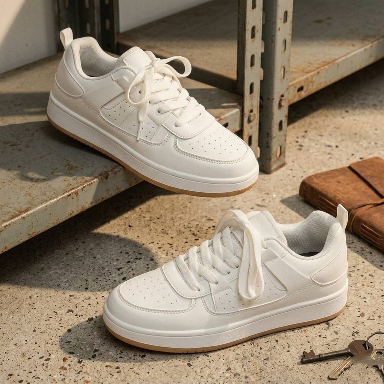 AMICO Trendy Sneakers For Men White - Image 2