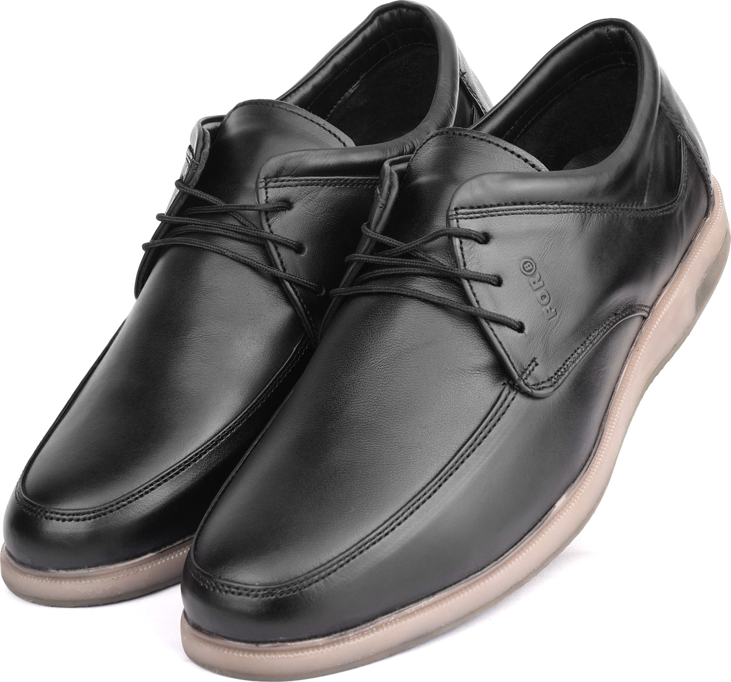 Image of FOR-B FOR-B Premium Men's Smart Casual Derby Leather Shoes Casuals For Men