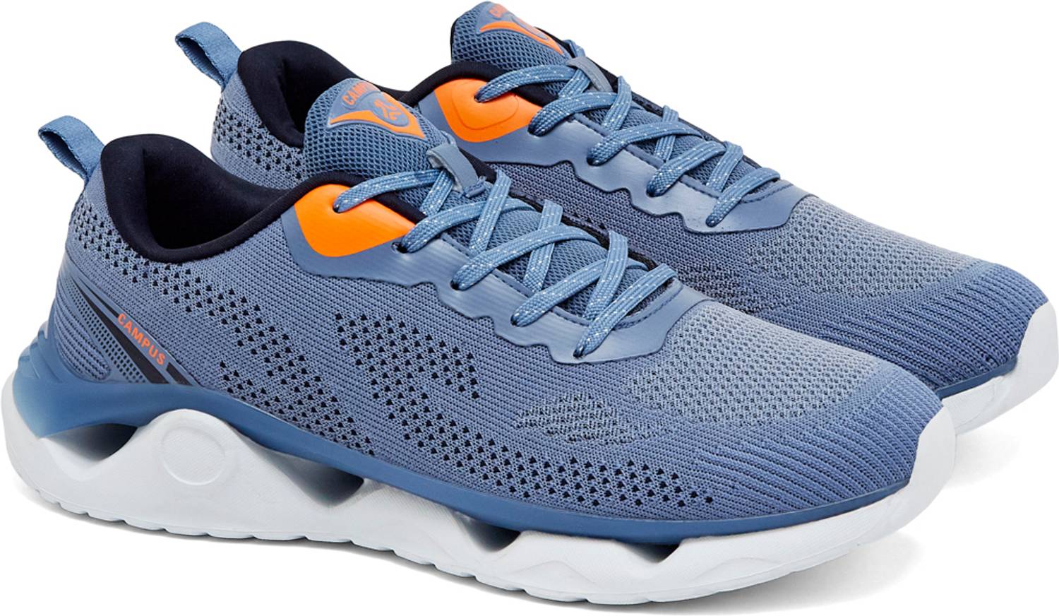 CAMPUS BUZZY Men's Blue Running Shoes - Image 2