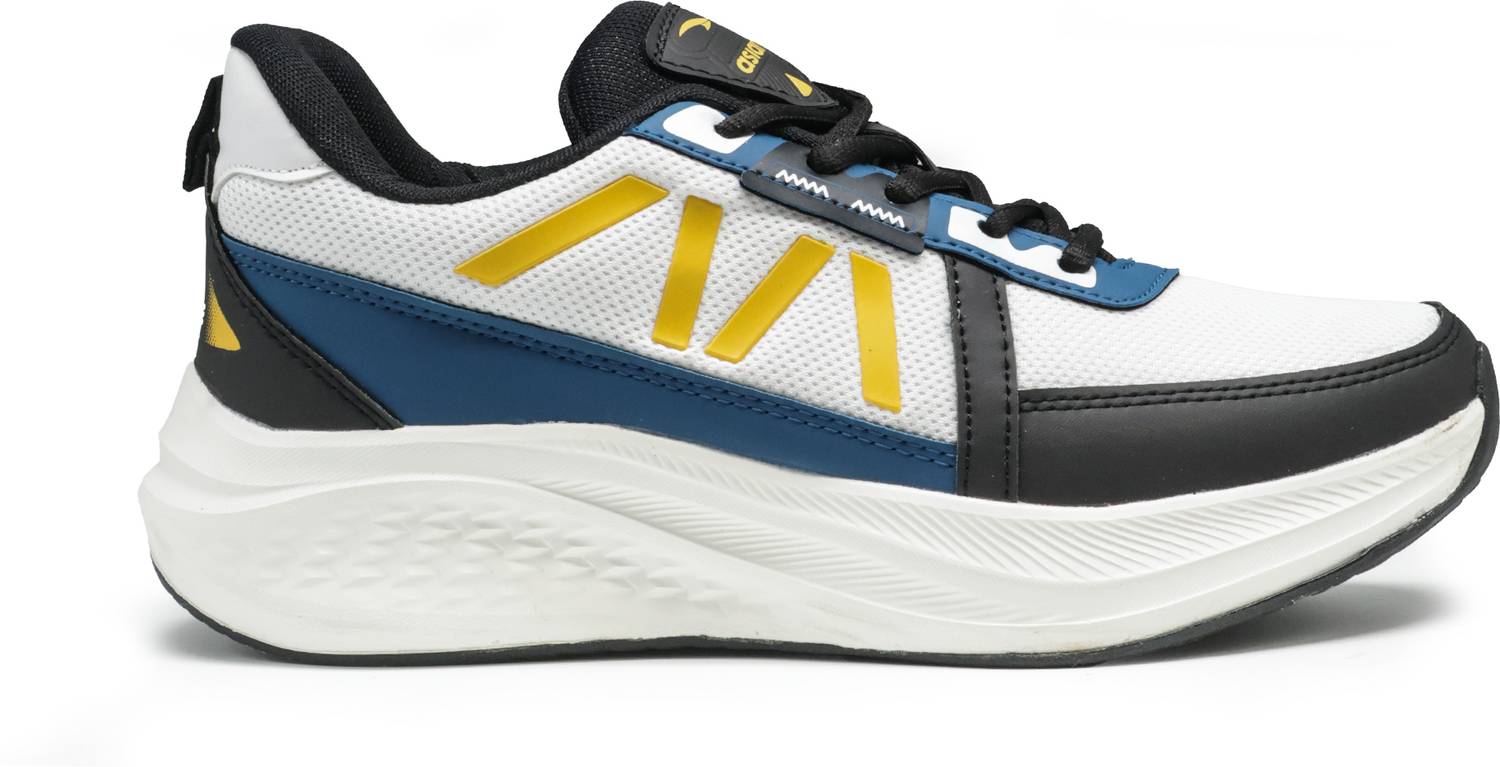 Asian Running Shoes For Men White - Image 4