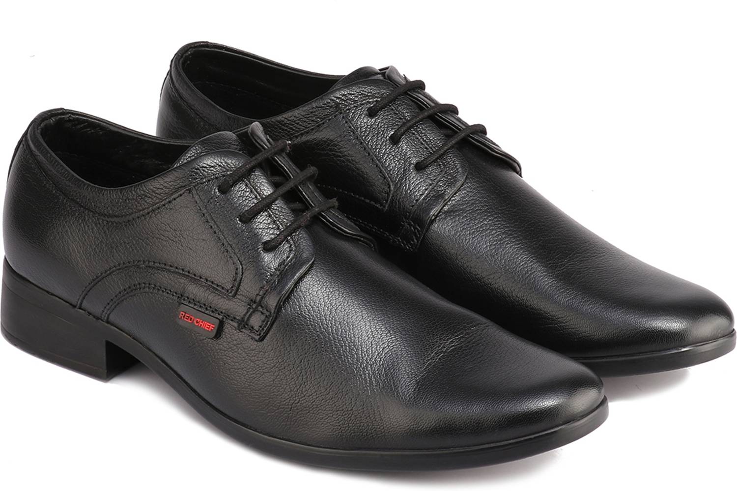 RED CHIEF RC3496 001 Black Derby Shoes - Image 2