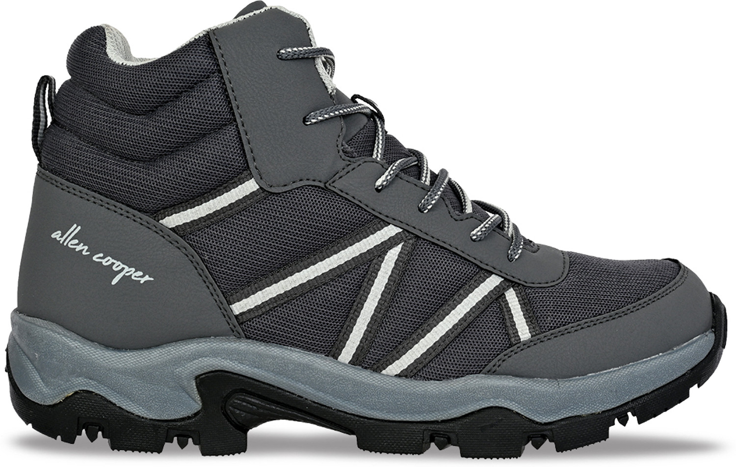 Image of Allen Cooper Comfortable Durable Memory Foam insole,EVA sole,walking, cricket,running sports Hiking & Trekking Shoes For Men