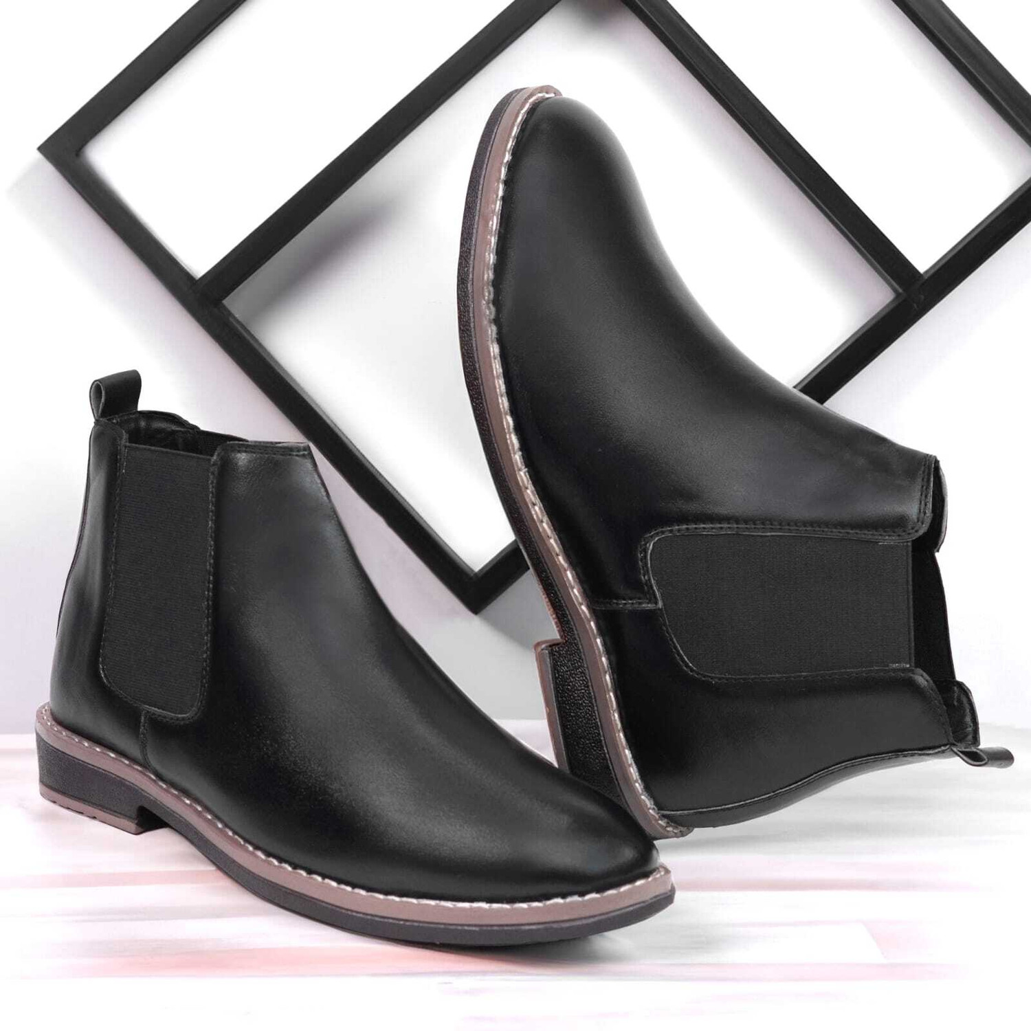 Image of MODESTINE Men's Casualwear Comfortable Casual Outdoor Stylish Chelsia Boots For Men