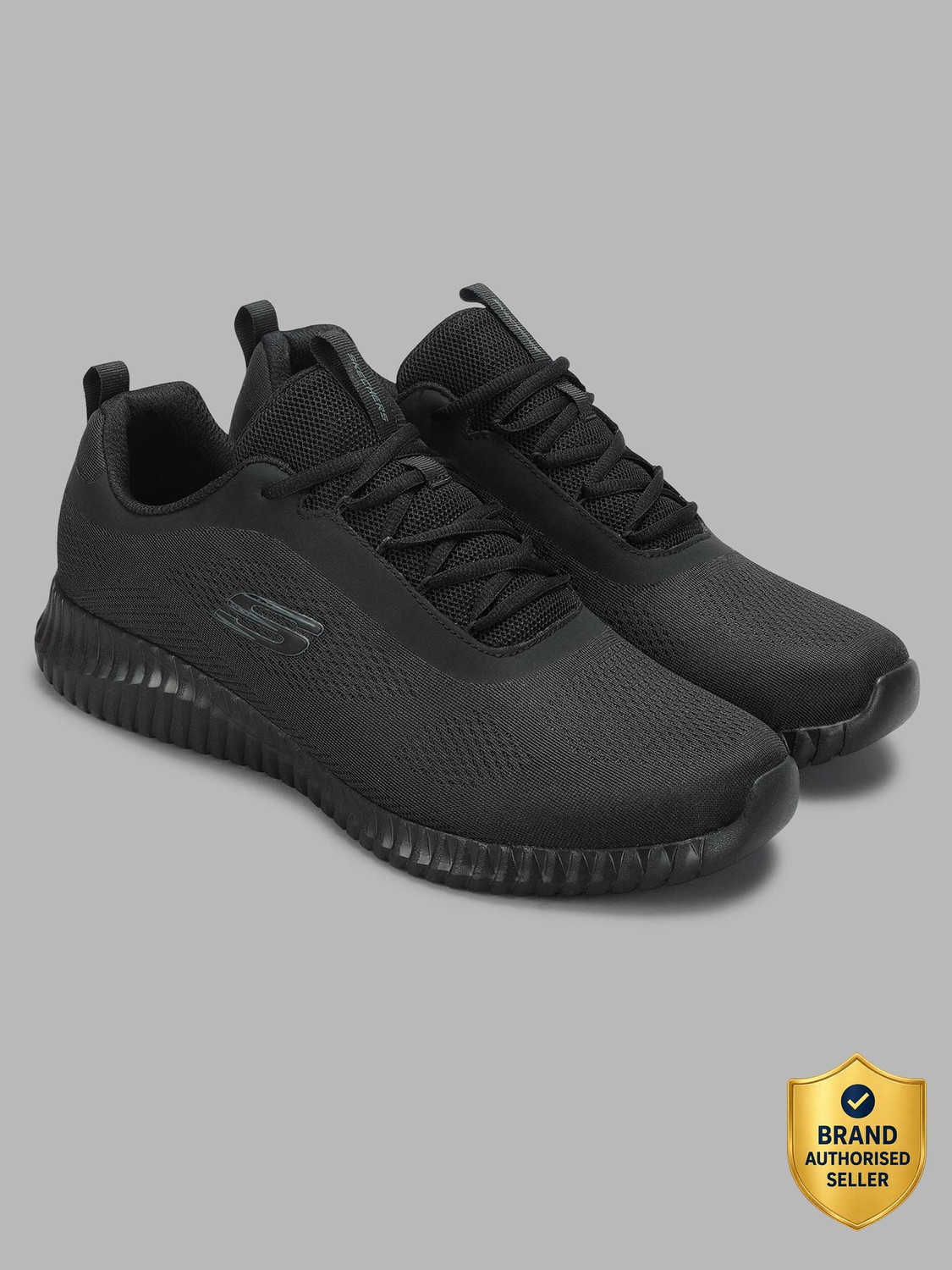 Image of Skechers ELITE FLEX Sneakers For Men (Black, 7)