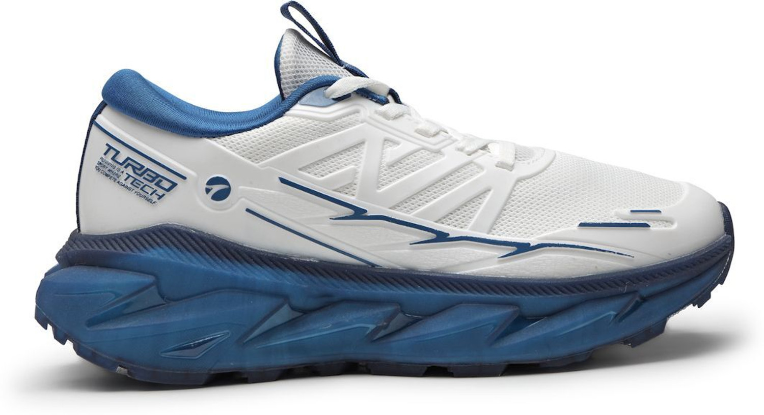 Image of action Athleo TURBO-2201 Lightweight Breathable Comfortable Sports Lace-Ups Running Shoes For Men
