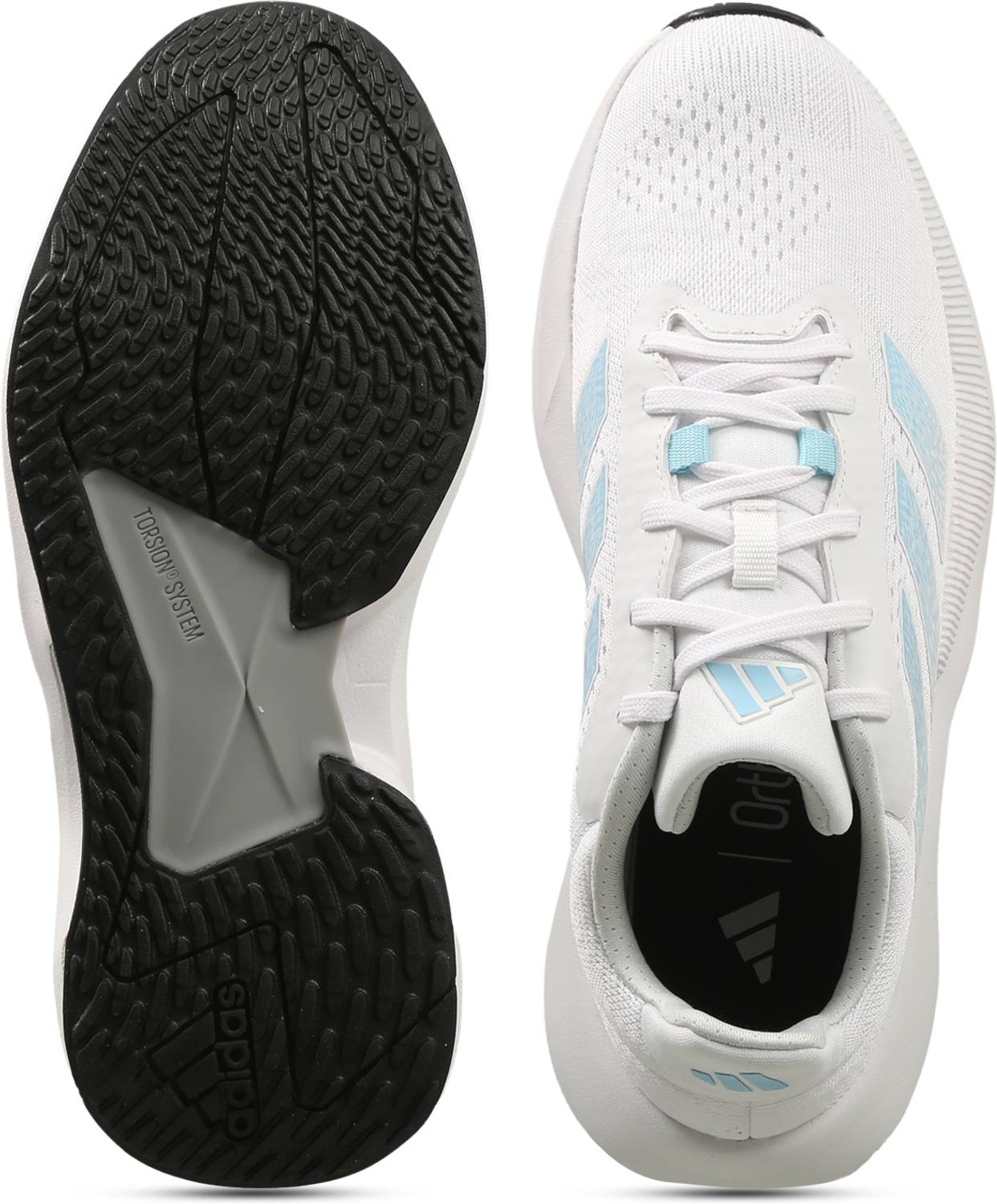 ADIDAS TorFlex White Running Shoes For Men - Image 4