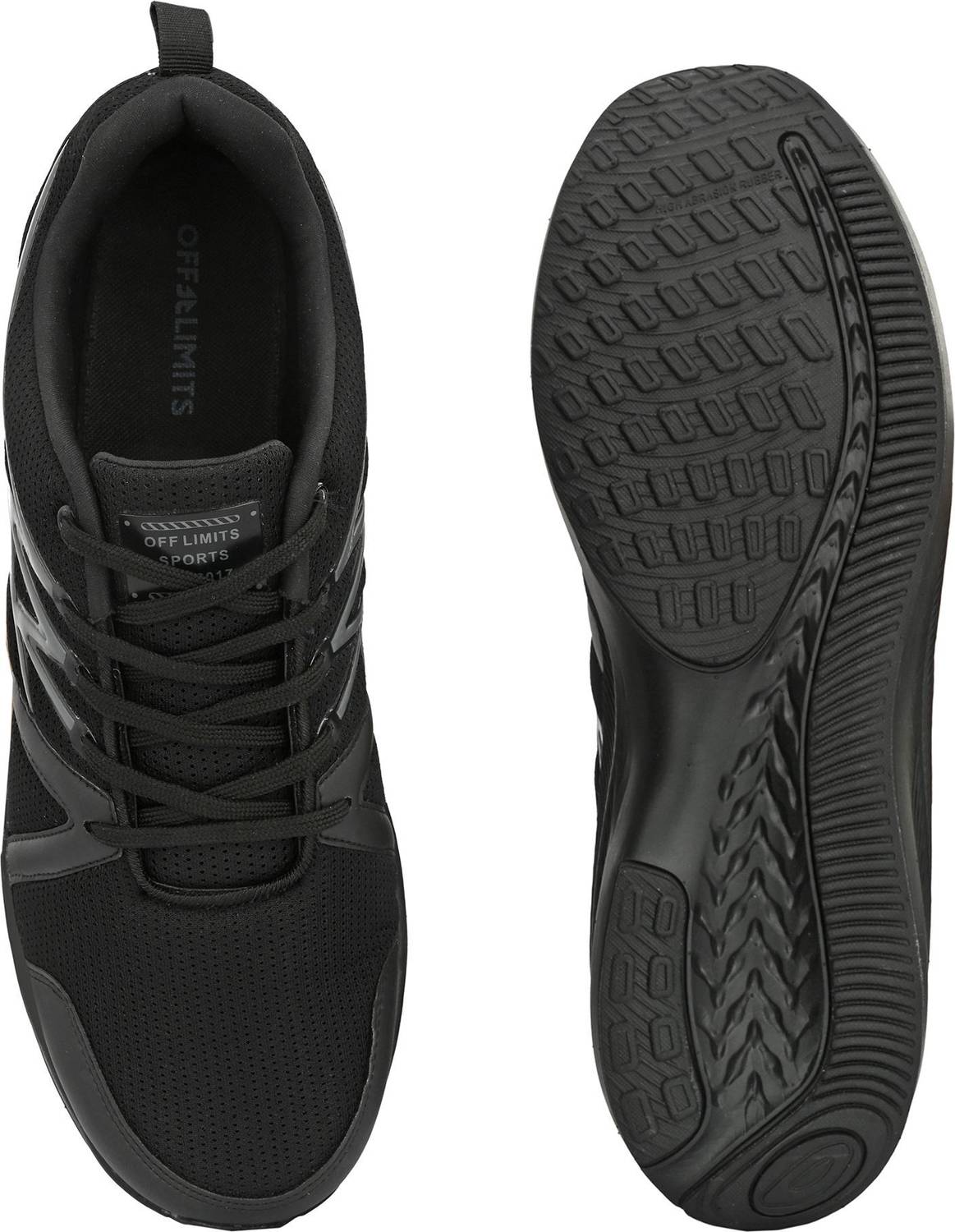 OFF LIMITS Running Shoes For Men Black - Image 5
