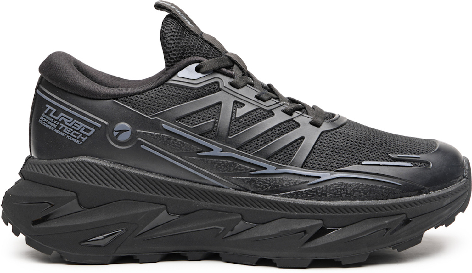 Image of action Athleo TURBO-2201 Lightweight Breathable Comfortable Sports Lace-Ups Running Shoes For Men