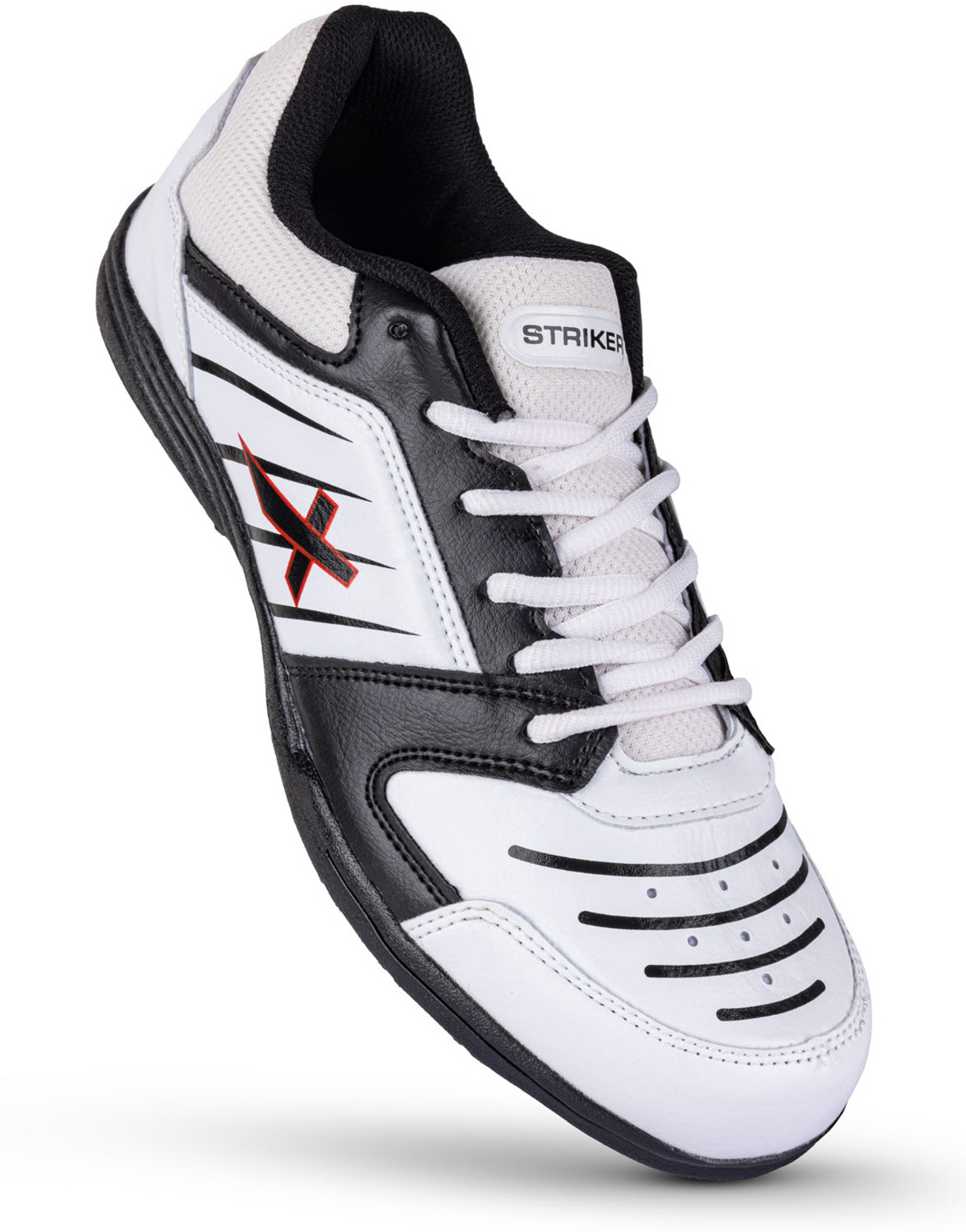 Image of VECTOR X Striker Synthetic Leather Upper & Mesh | PVC & Rubber Sole Allrounder Cricket Shoes For Men