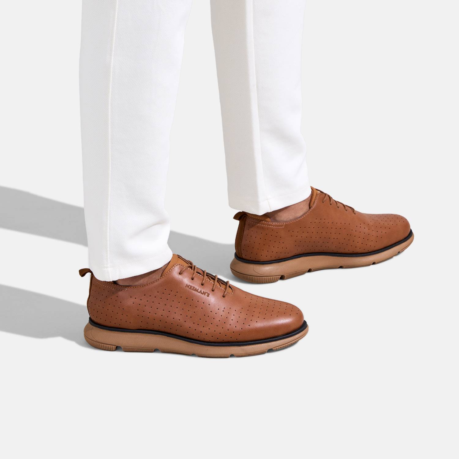 Neemans Flexy Brogues Men Brown - Image 5