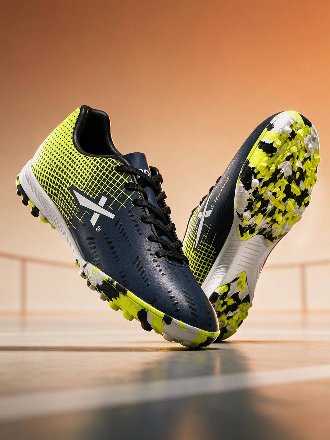 VECTOR X Royale Plus Synthetic Leather Indoor Football Shoes for Men