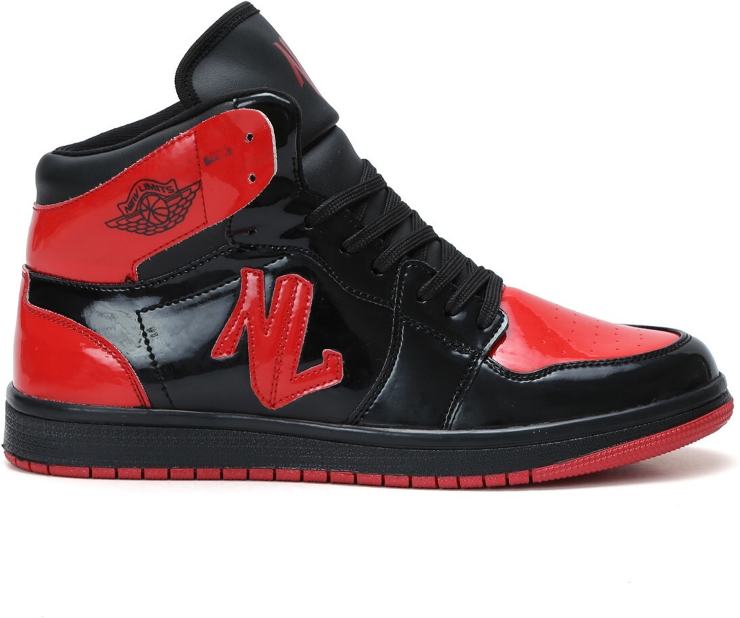 Image of NEW LIMITS SHIELD Ankle Length Basketball style Stylish High Top Fashion High Tops For Men