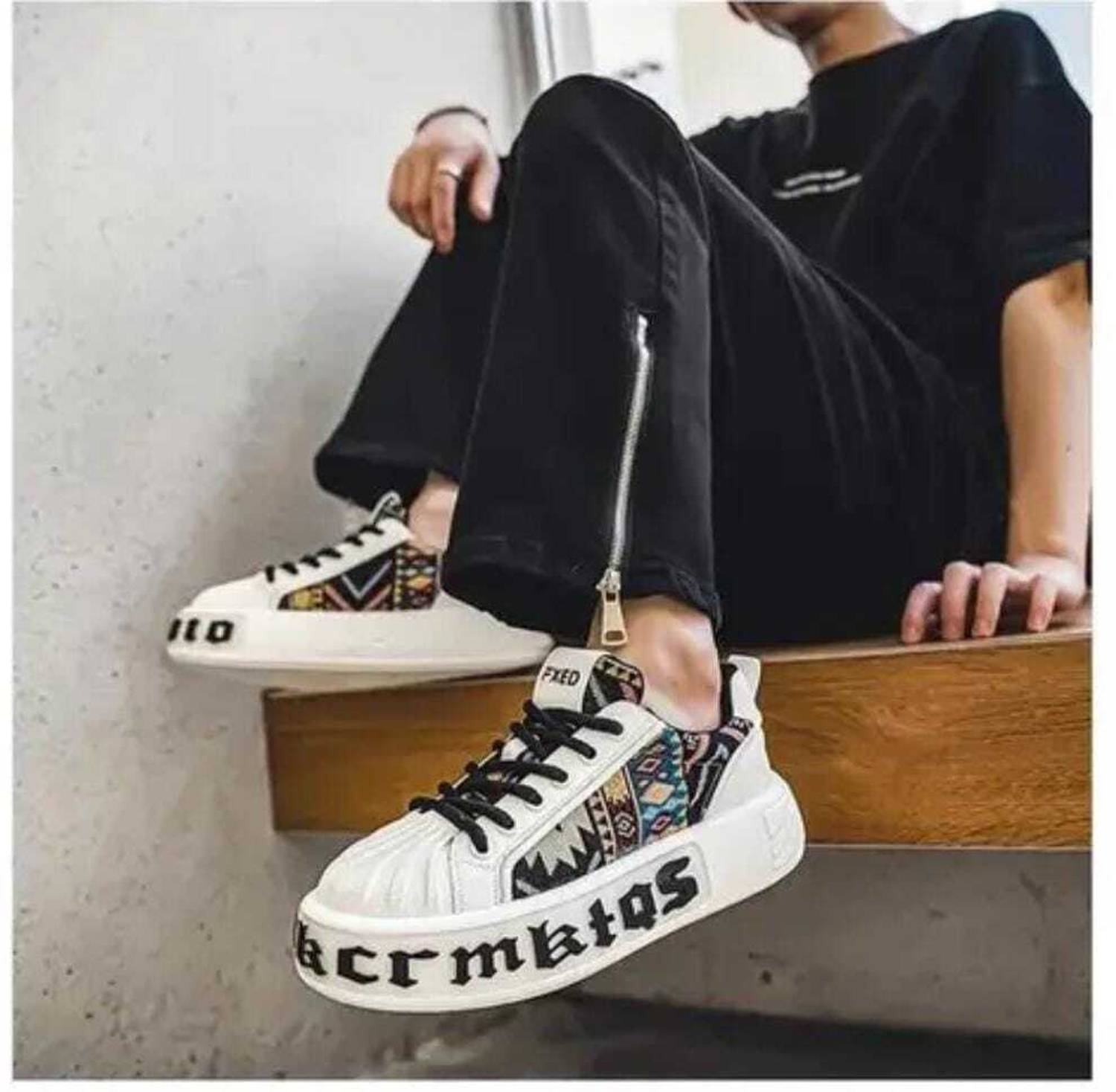 hitbuyar MKTOS 1-9 Men White Casuals - Image 4