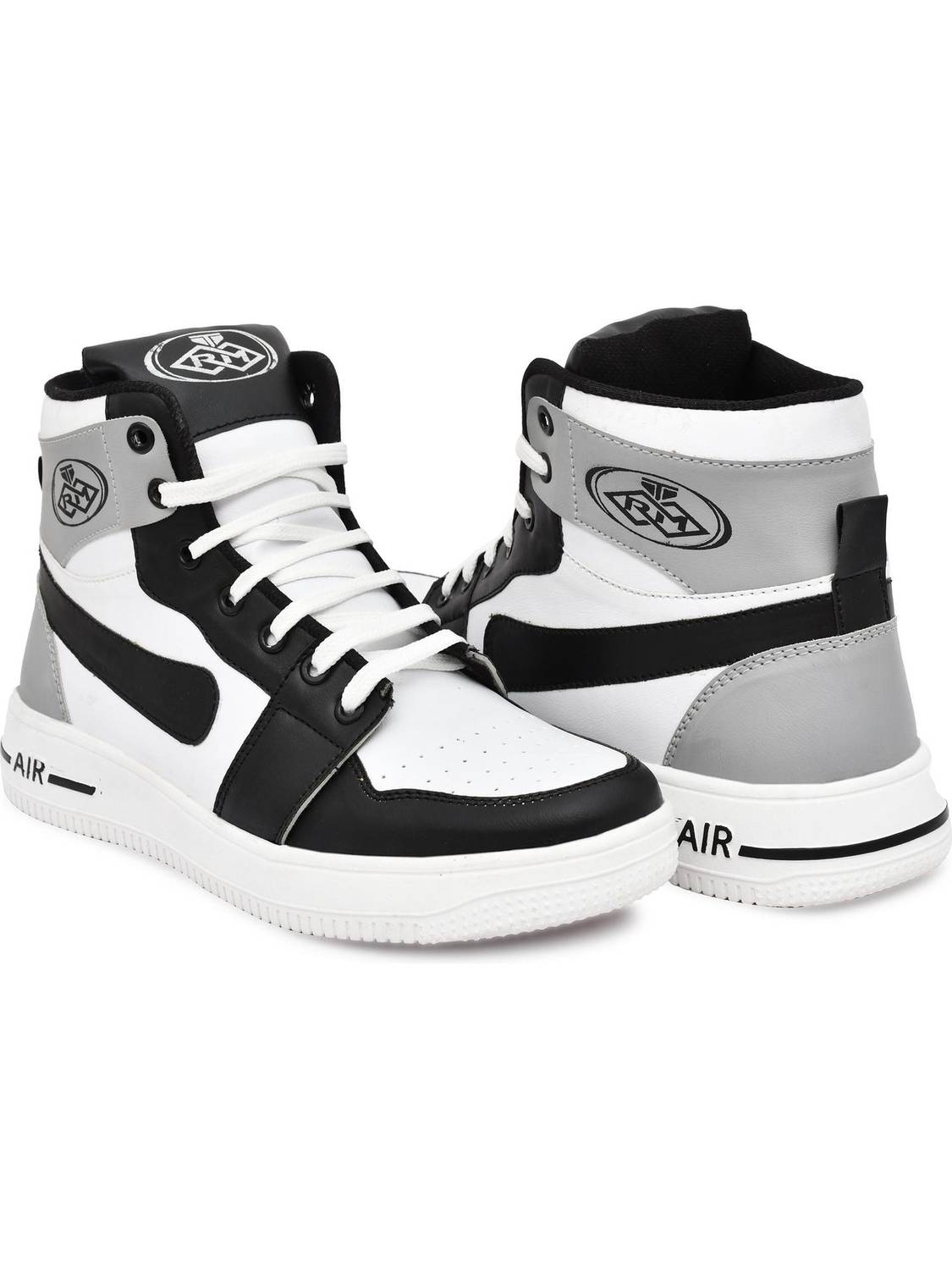 KRITON Men's White Sneakers - Image 1