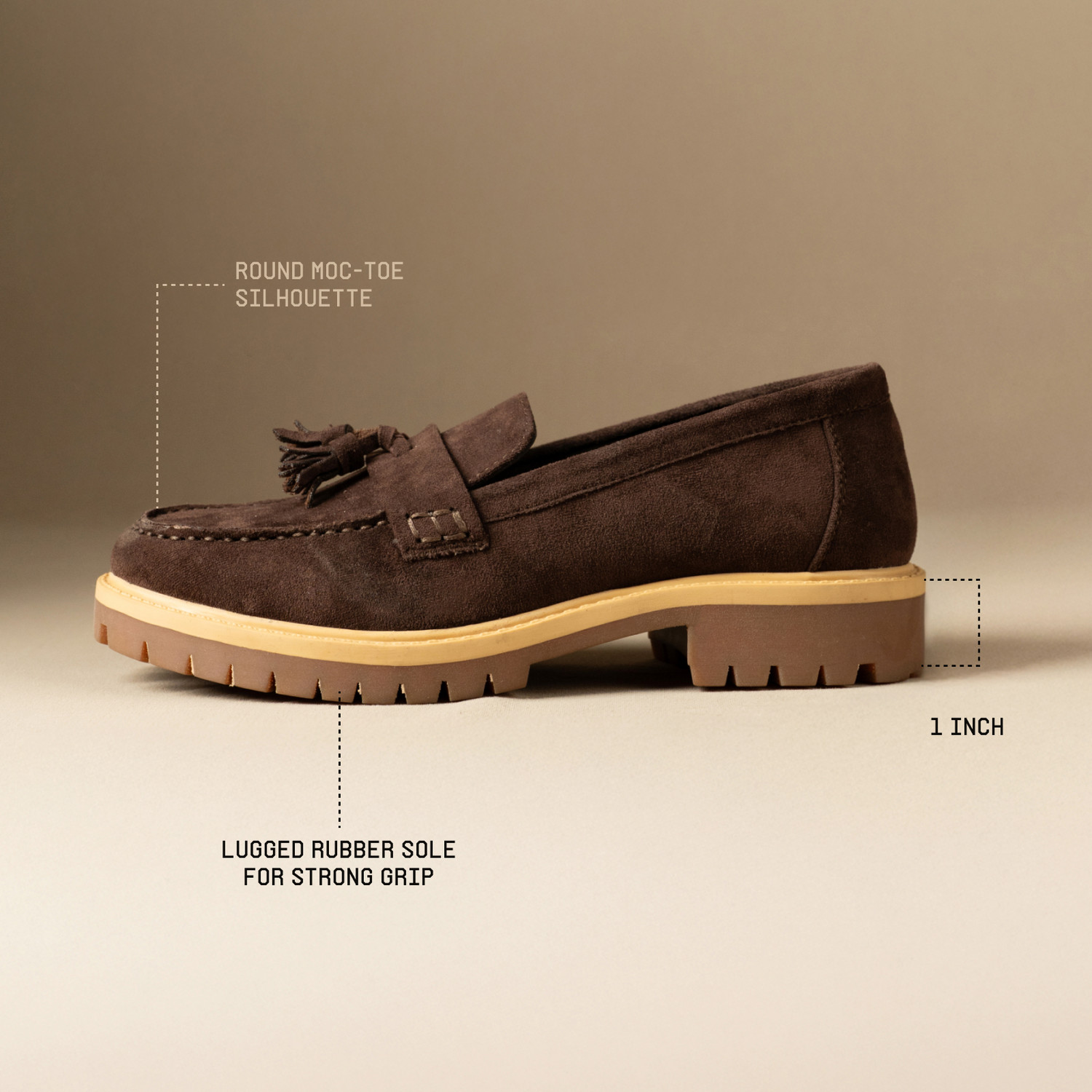Image of Theater Suede Loafers Loafers For Women