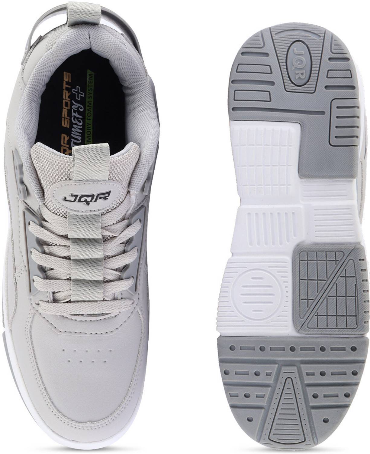 JQR SIGNATURE Sneakers for Men, Gray - Image 5