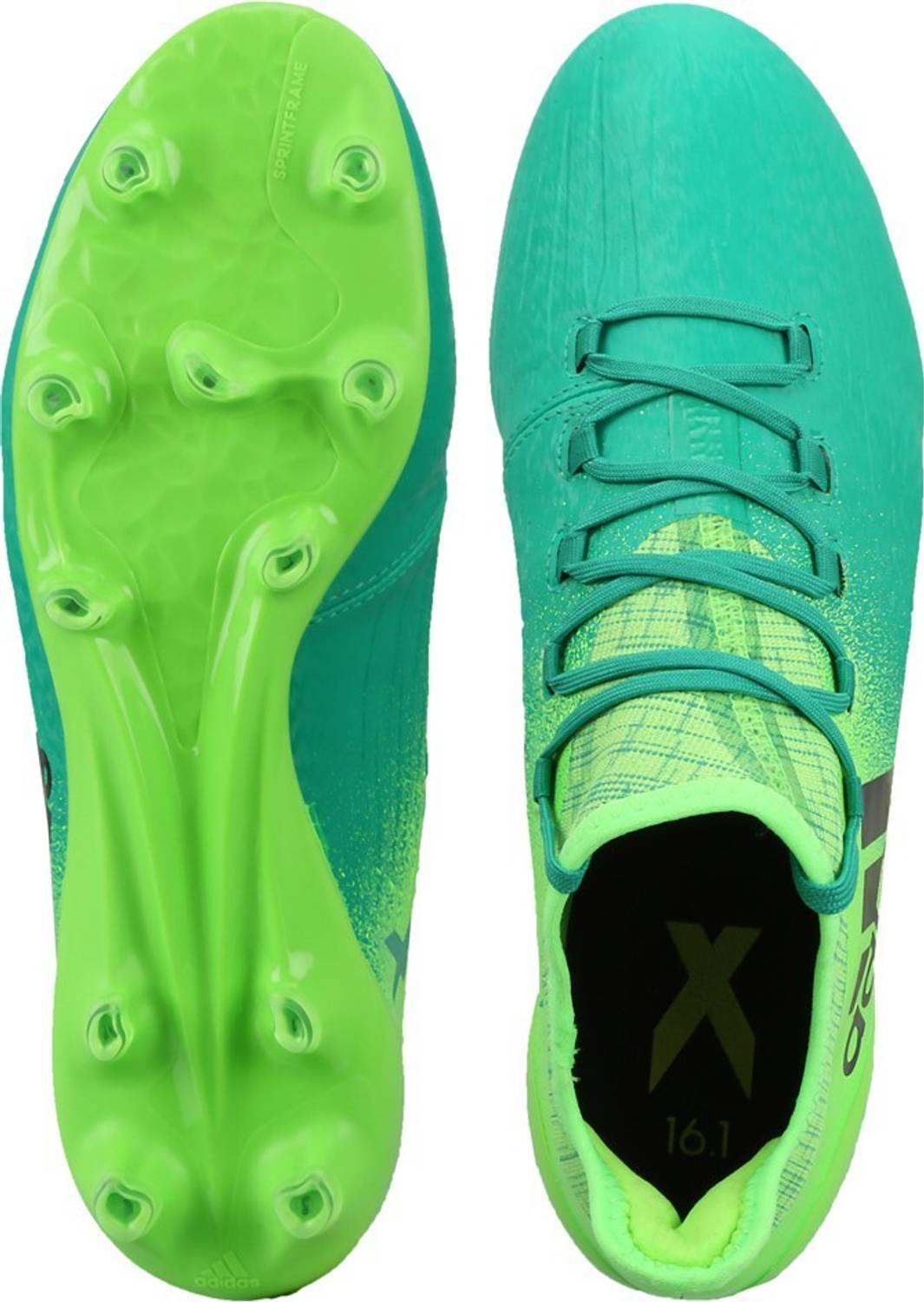 ADIDAS X 16.1 Fg Football Shoes For Men - Buy SGREEN/CBLACK/CORGRN